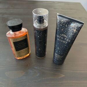 Bath & Body Works Into the Night Black and Gold Trio